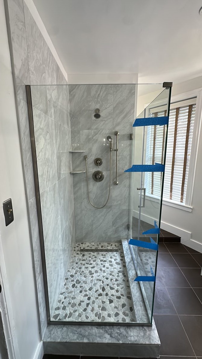 Queen Creek walk-in shower remodel