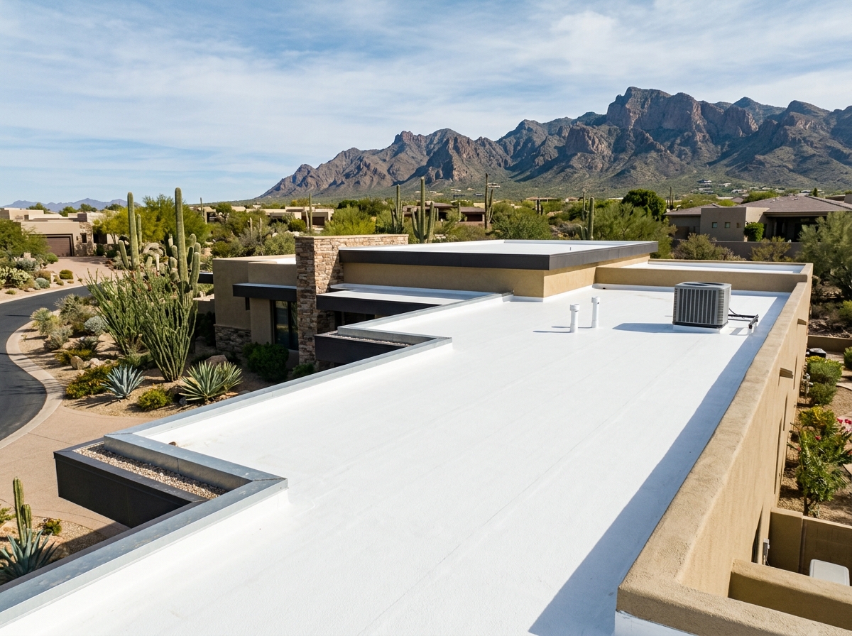 Foam roof application