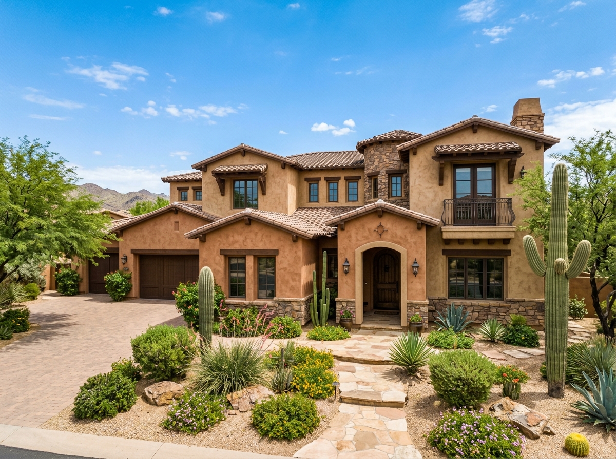 Completed stucco work on full home exterior